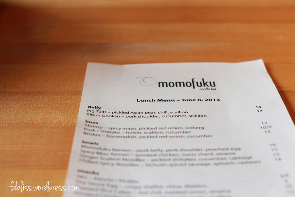 Momofuku | New York